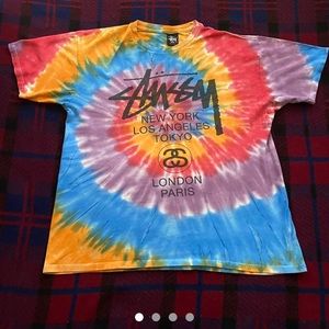 Stussy tie-dye Large RARE